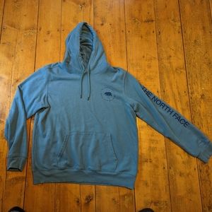 North Face pullover hoodie blue large
